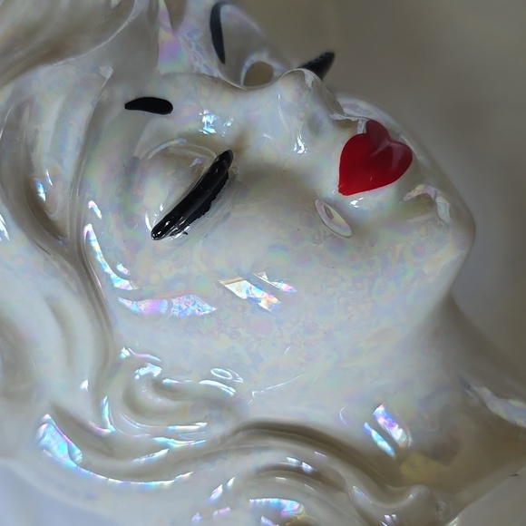 Vintage luster lady head vase Japan - Picture 12 of 12